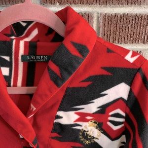 LAUREN Ralph Lauren - Fleece Nightgown with Pockets - L